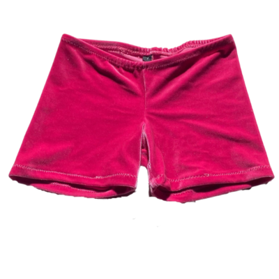 Black velvet shorts in size 10 - Image 2