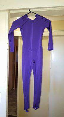 Purple unitard in size child 6